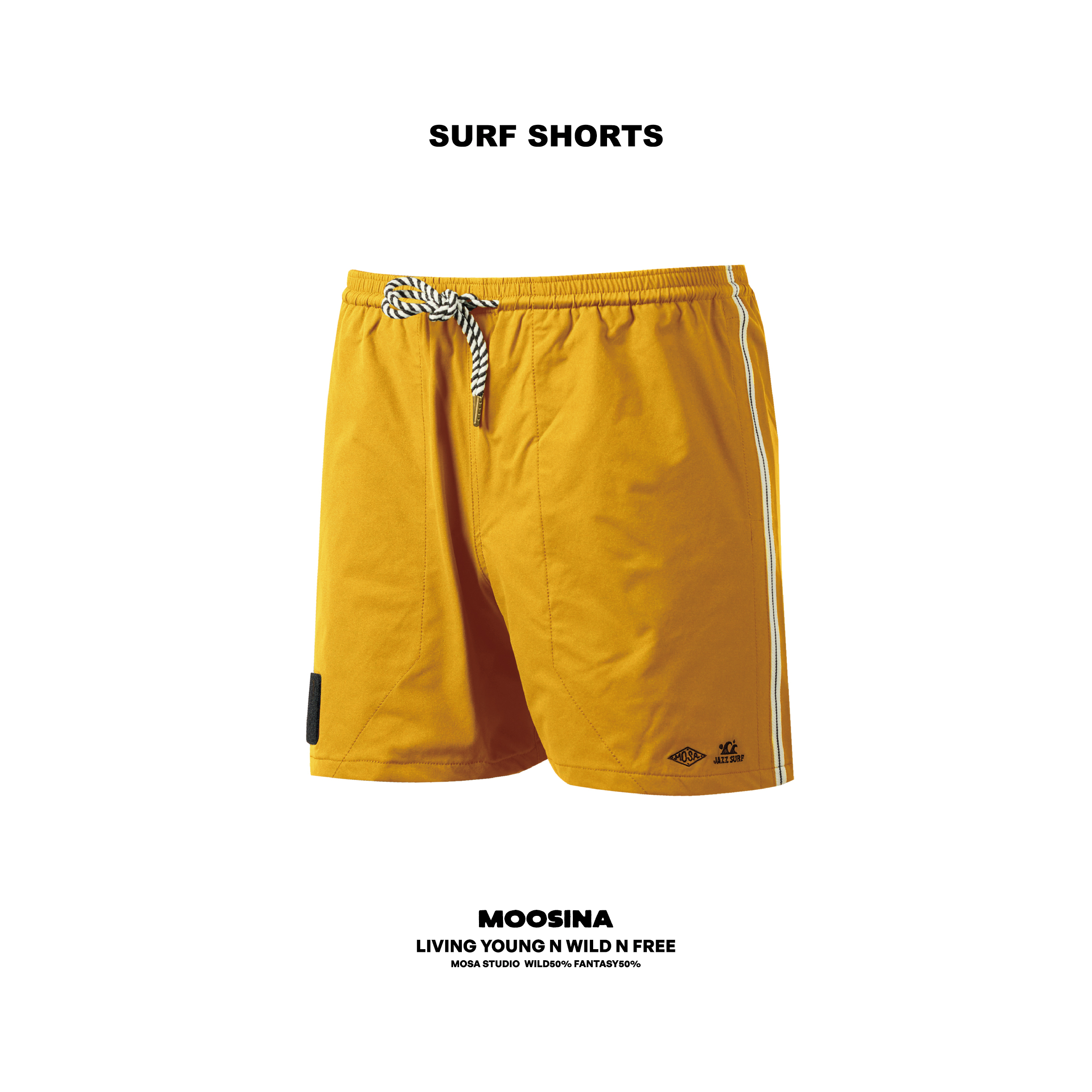 ALL ROUND水陸兩用速乾短褲 膝上復古版型