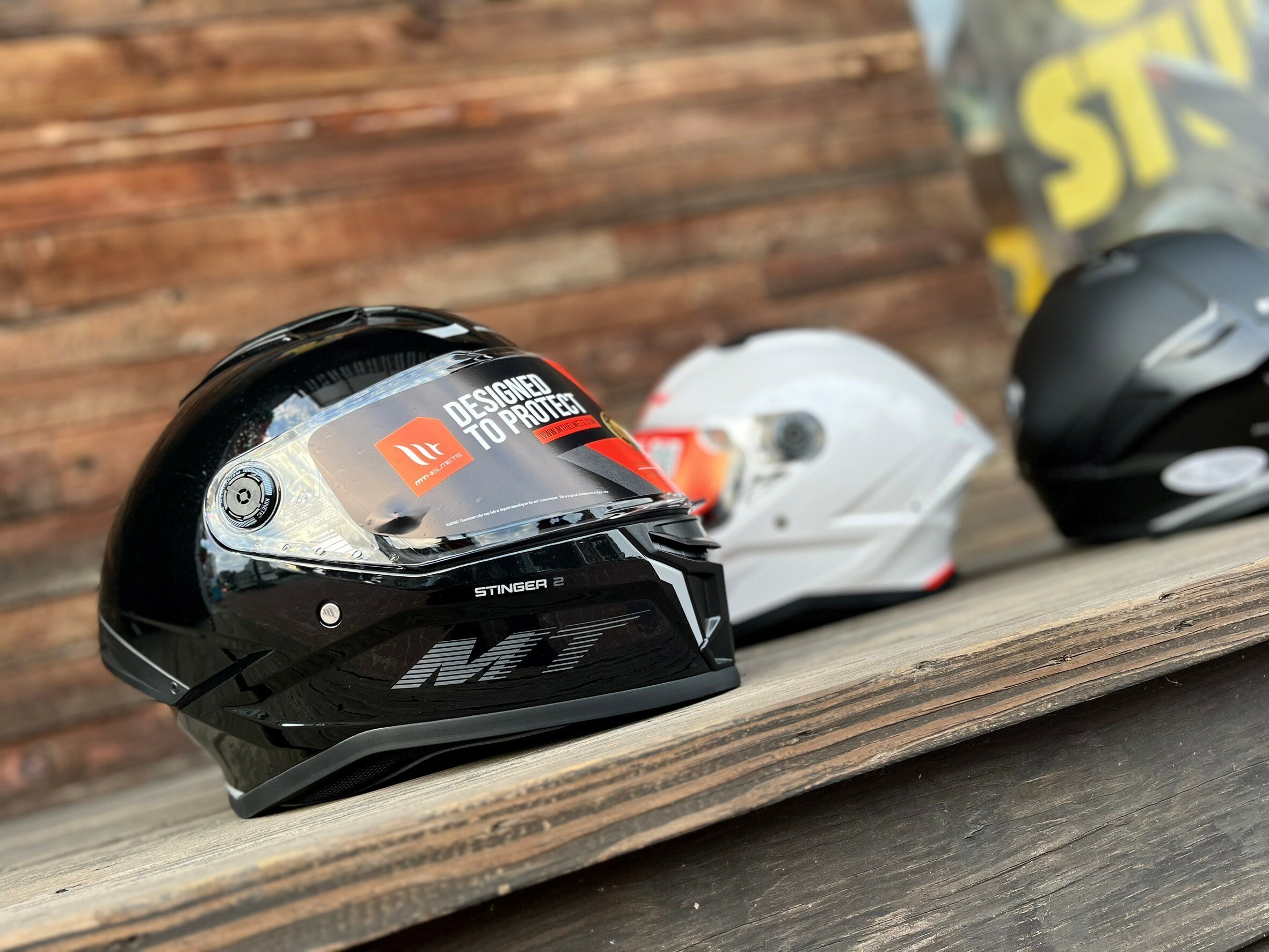 MT Helmet STINGER 2 毒刺2 素色 閃亮黑 全罩 亞版