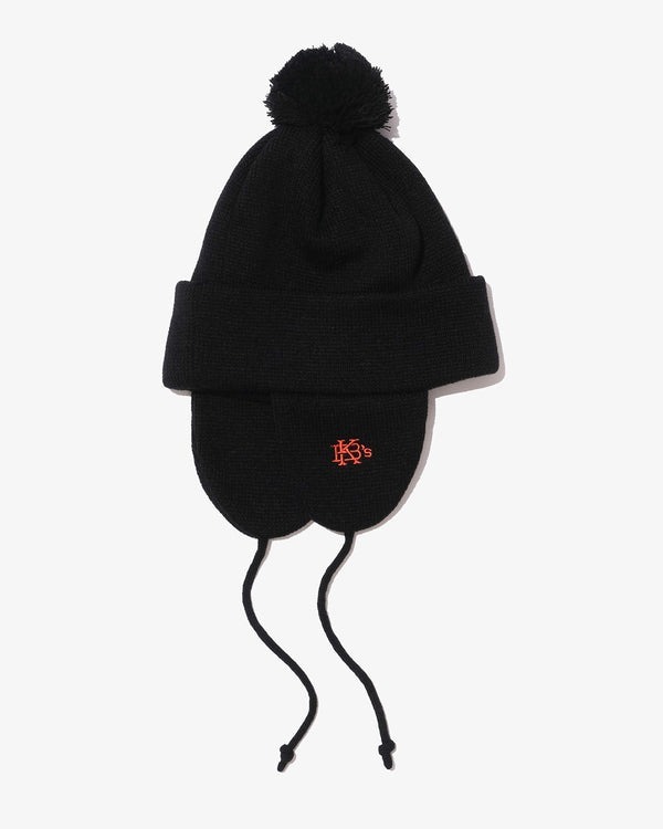 KEBOZ EARFLAP POM BEANIE