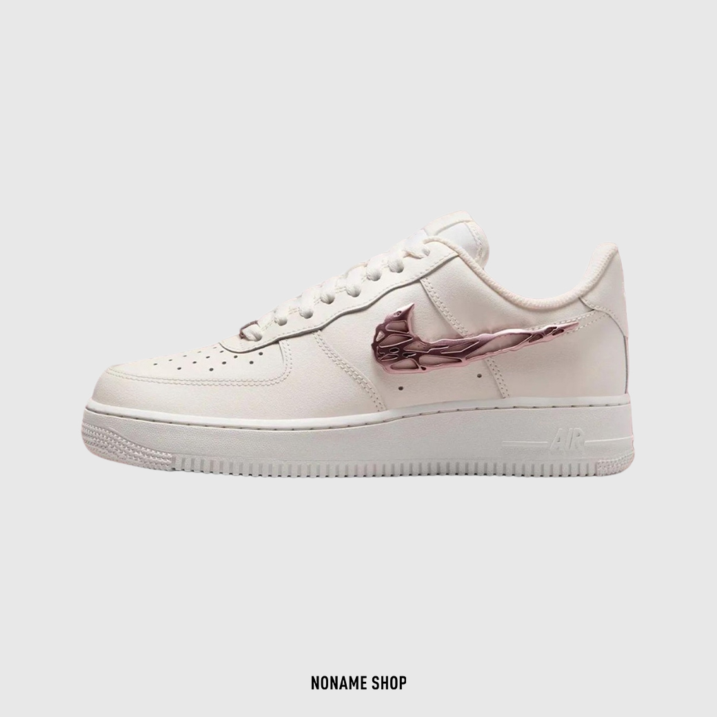 NIKE AIR FORCE 1 "Molten Swoosh" AF1 液態 金屬 溶解 Y2K 玫瑰金 (女款)
