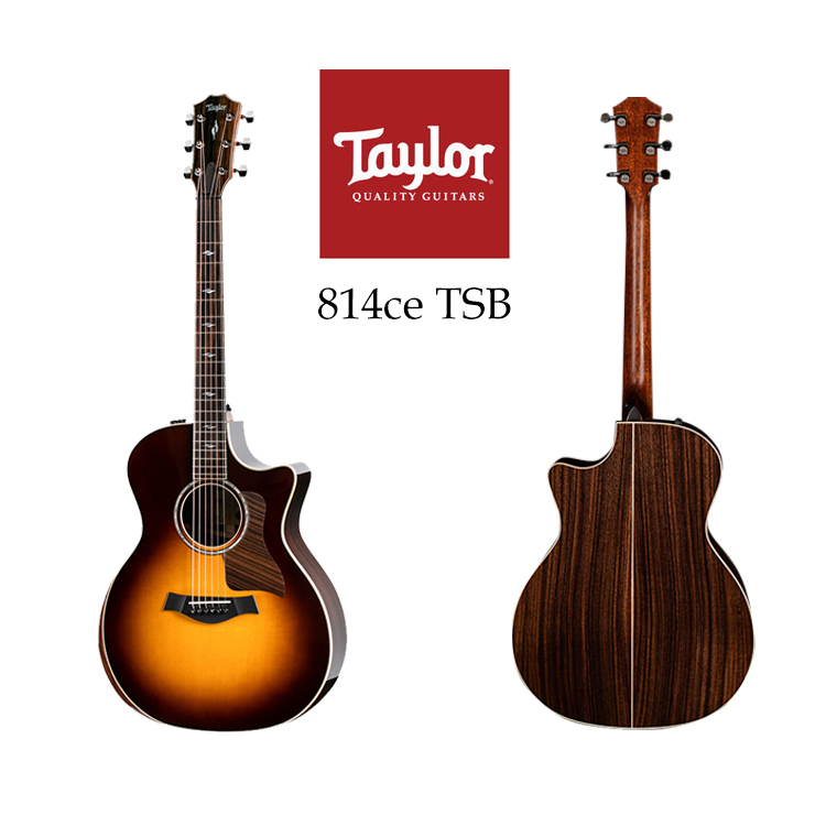 Taylor 814CE TSB 雲杉面板 煙燻漸層 電木吉他 ES-2拾音器