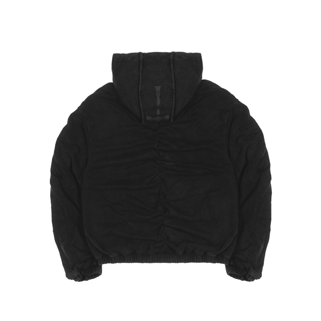 Kaesy Creased Jacket - Dark Grey