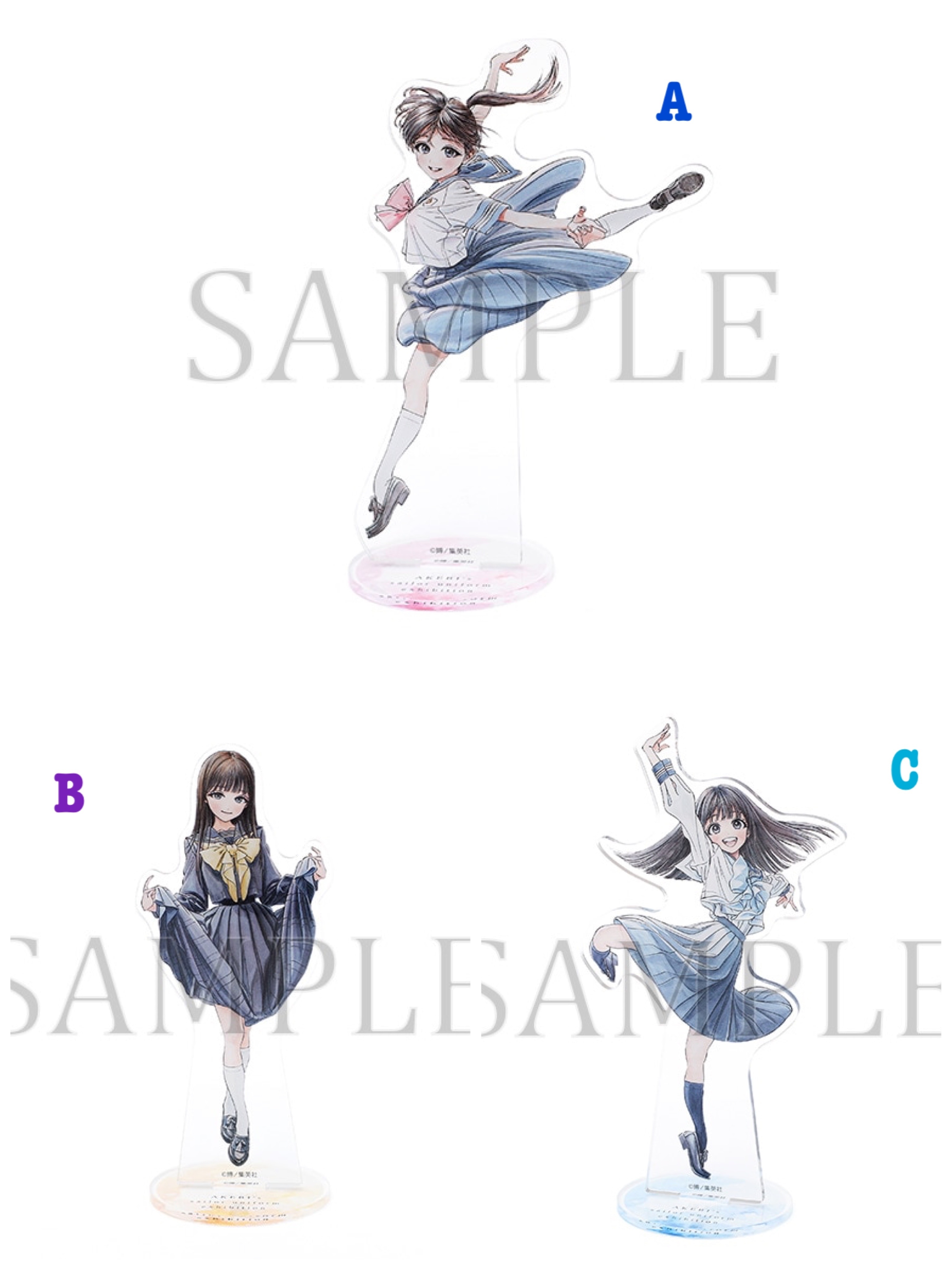 4550621193545 MOVIC 預訂 2025/2月 明日ちゃんのセーラー服展　グッズ事後通販　アクリルスタンド
