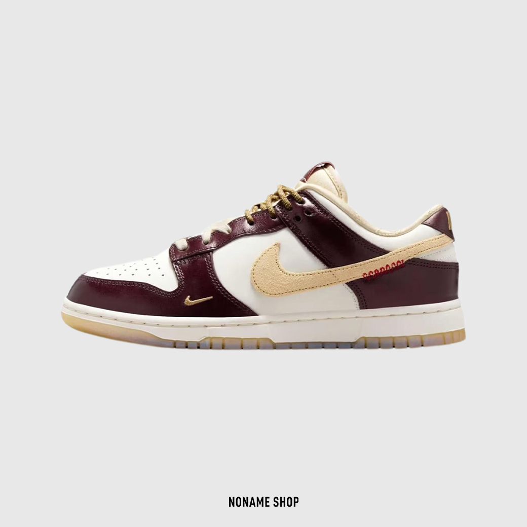 NIKE DUNK LOW "Year Of The Snake" CNY 2025 蛇年限定 中國結 酒紅白金色 (女款)
