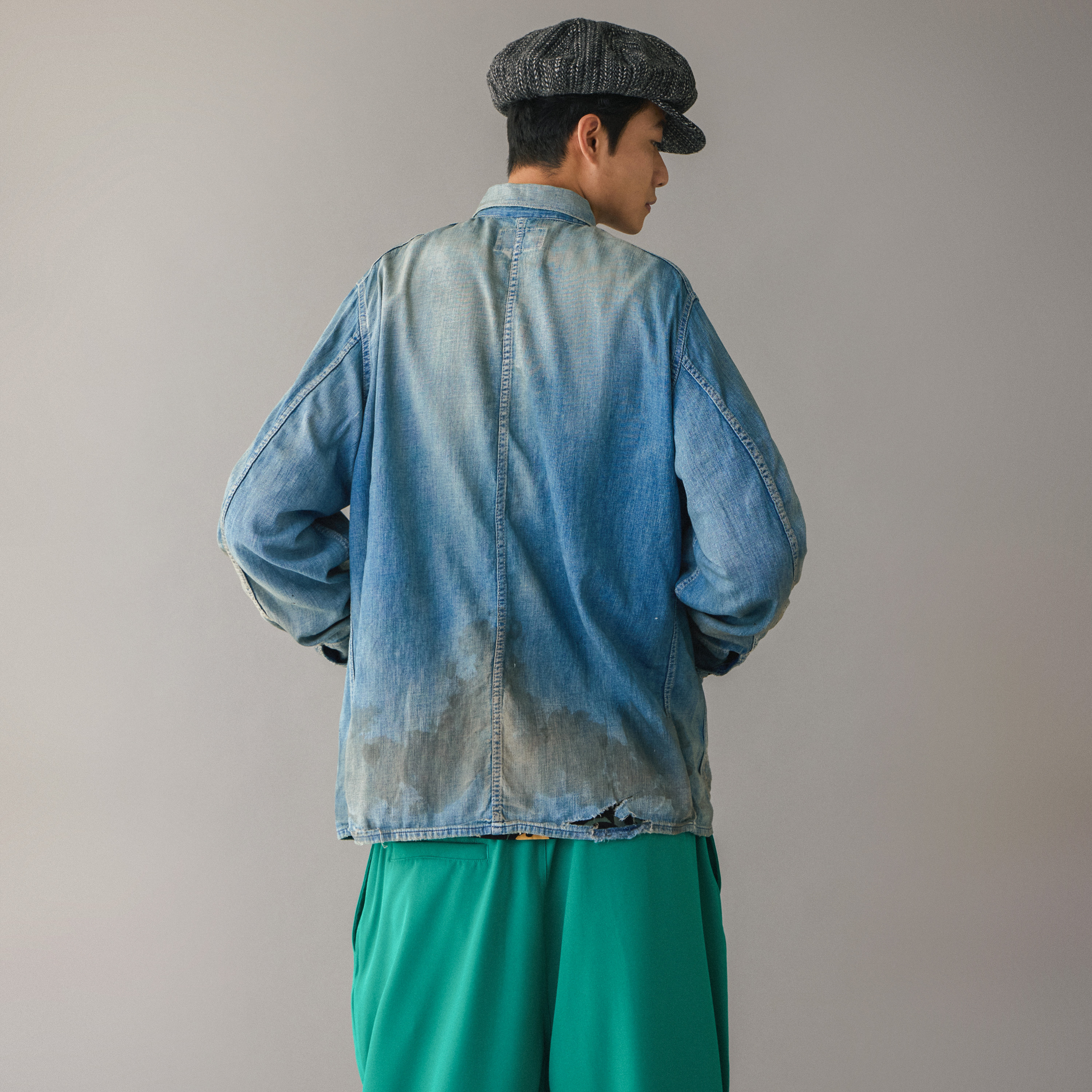 ジャケット・アウター ANACHRONORM Denim Hooded Coat [INDIGO] 2025 Supring / Summer Collection] ANACHRONORM CHEAK COMBI