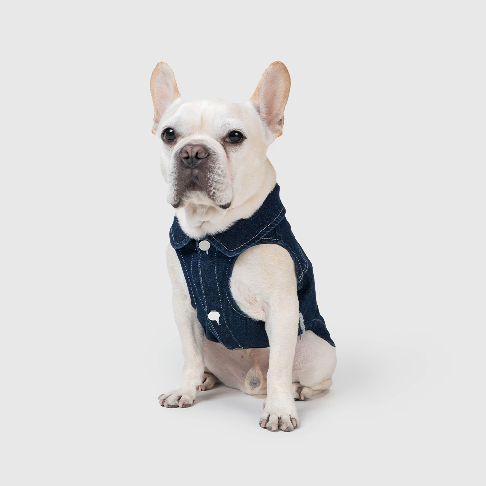 PETS WEAR | 鬚邊牛仔背心