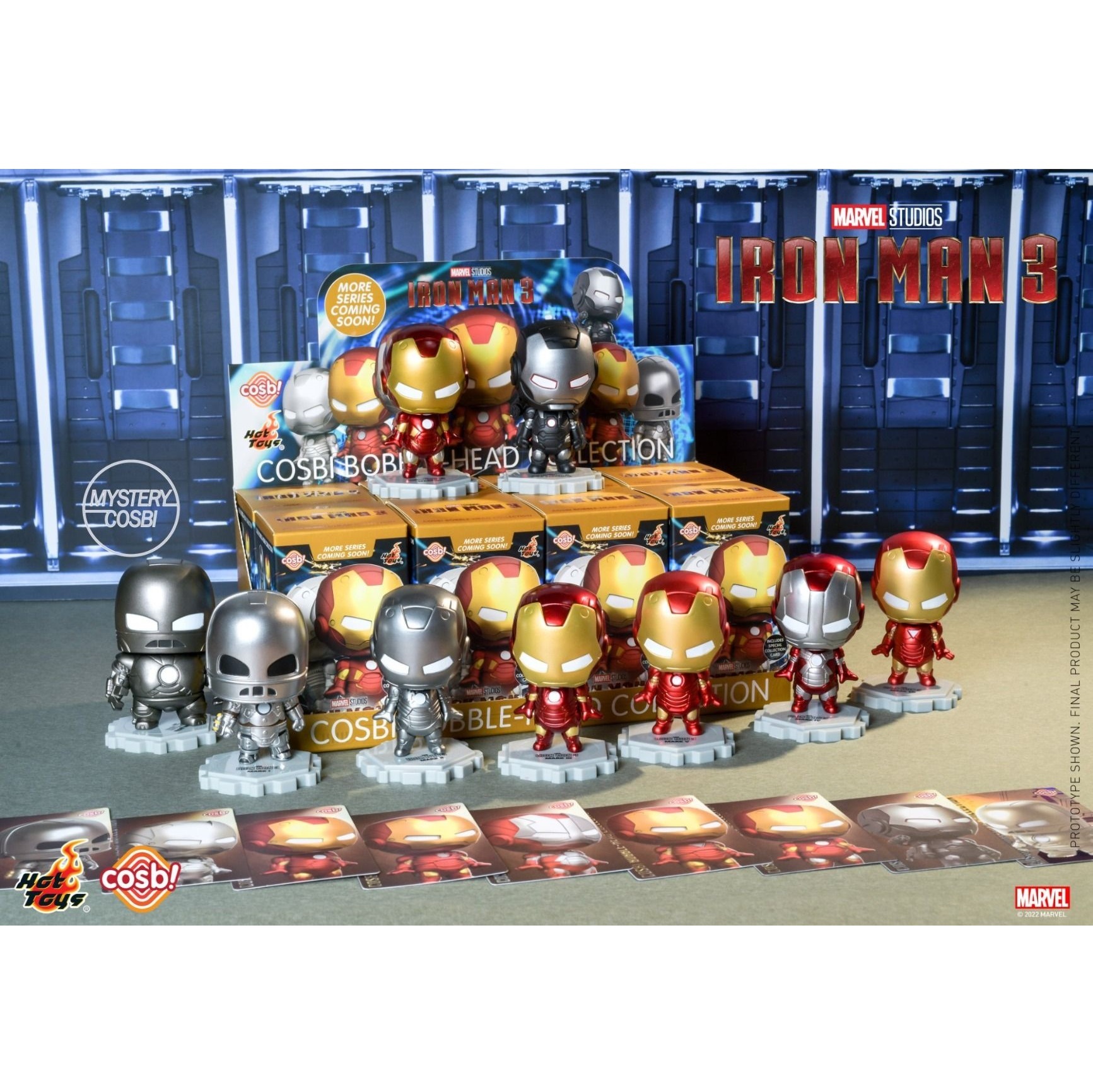 Hot Toys Cosbi 盲盒迷你珍藏人偶系列 CBX022- Marvel Studios: 鋼鐵人 3