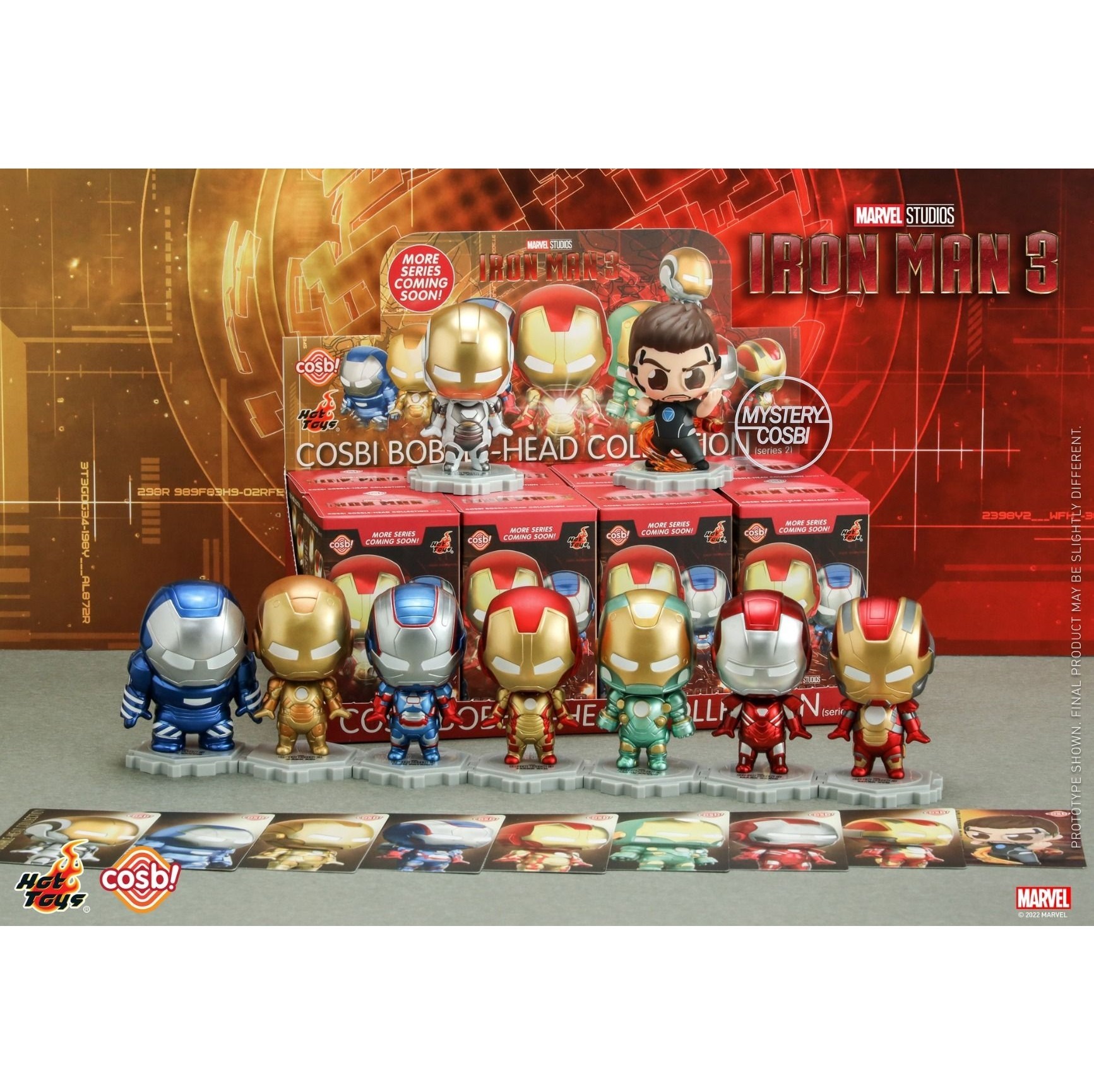 Hot Toys Cosbi CBX029 鋼鐵人 第2彈 盒玩 盲盒 (全8款)