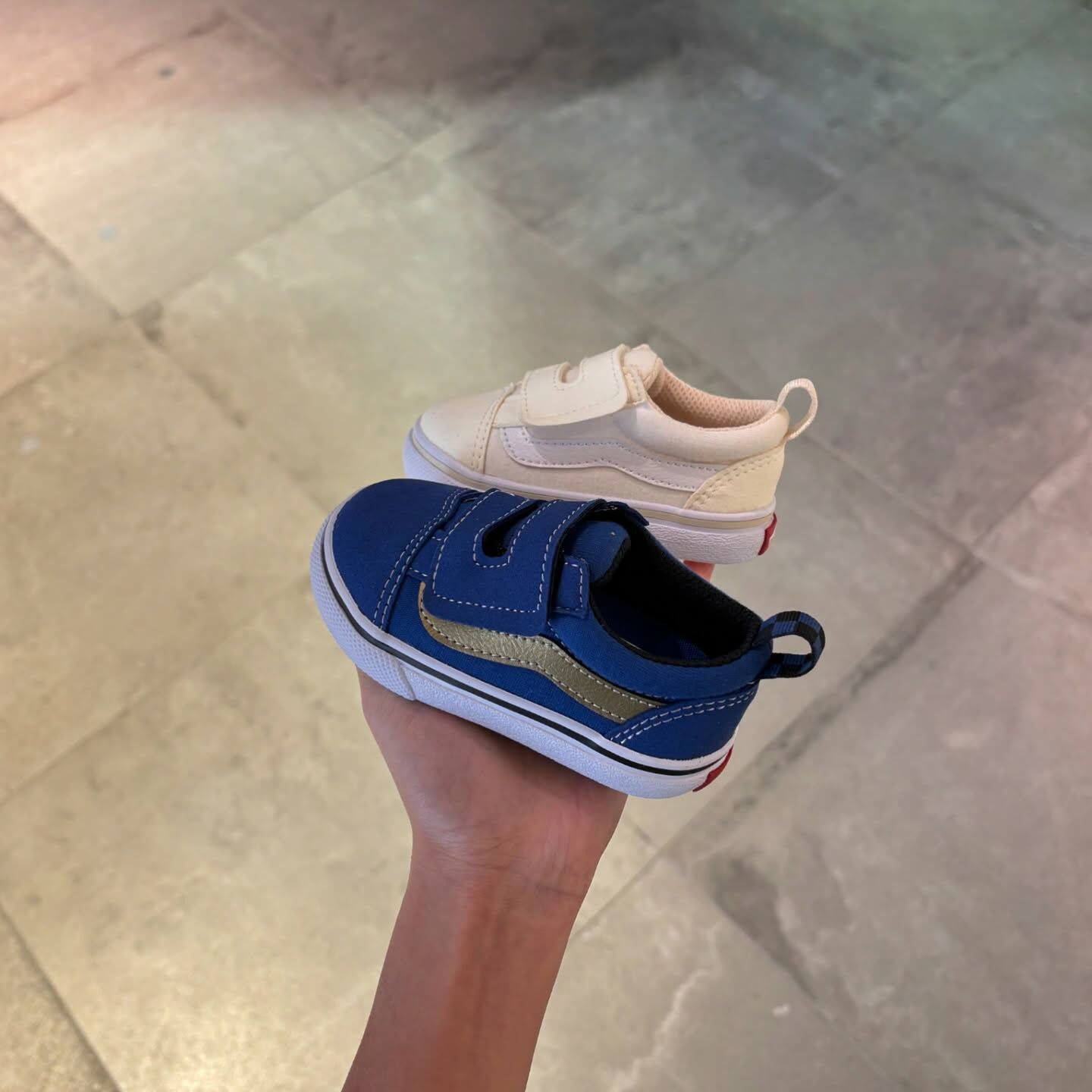 Vans Old Skool 日本限定 黃色 藍色 魔鬼氈 小童 中童 童鞋 V36TDL