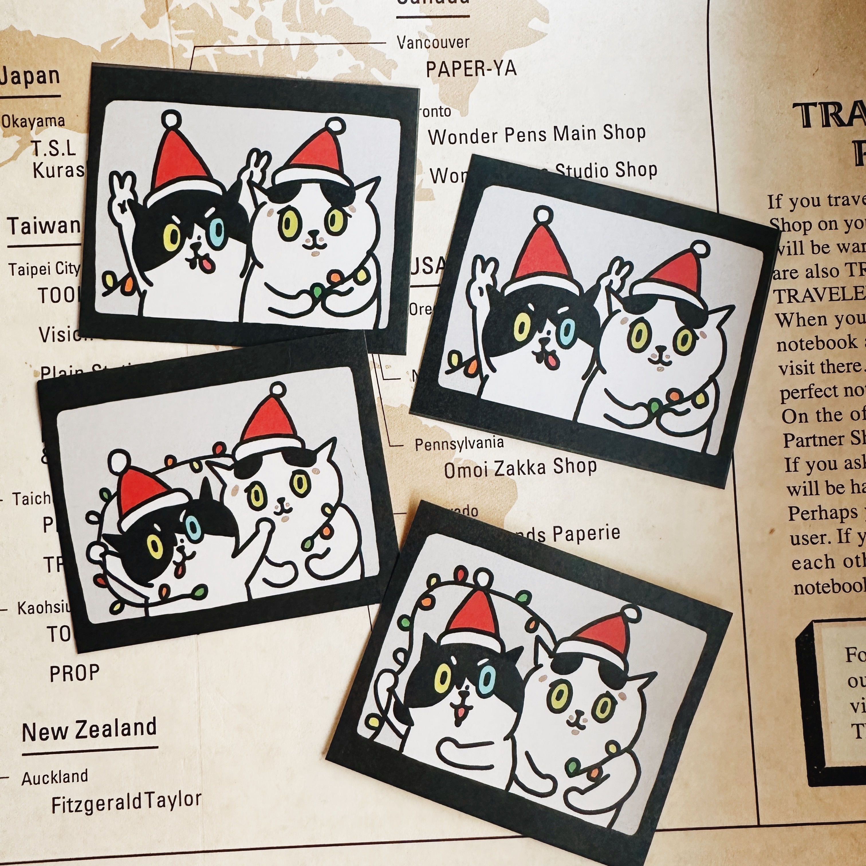 歡樂聖誕小貼紙 4枚入｜superB studio