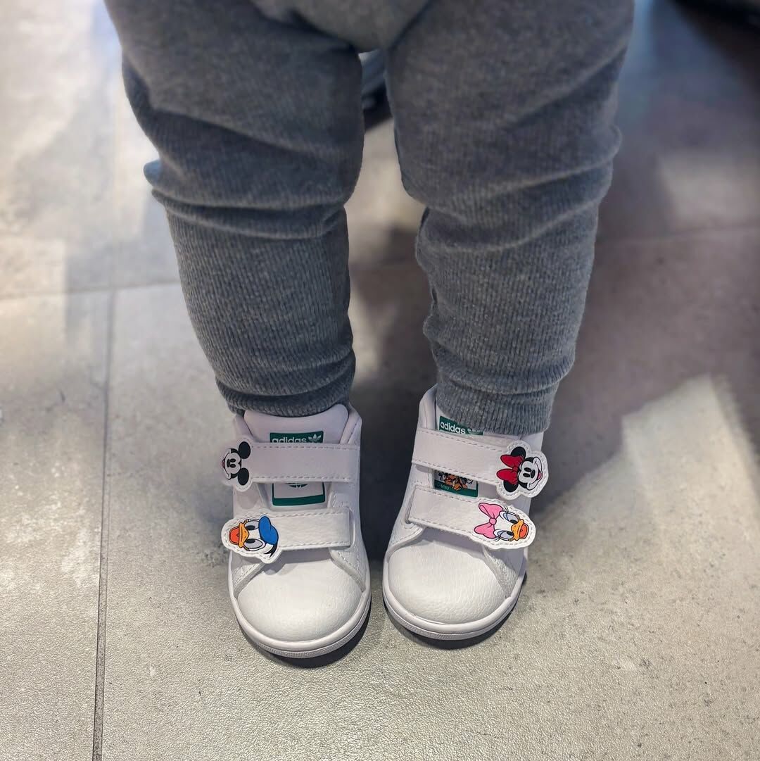 Adidas Originals Stan Smith CF 日本新款 迪士尼 聯名款 史密斯 魔鬼氈 小童 中童 童鞋 JH7440