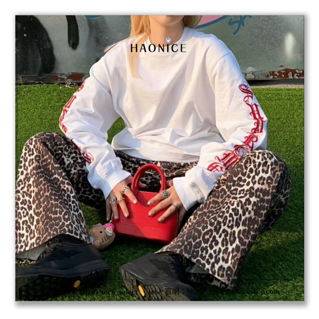 【HAO NICE】美式潮流 24FW week3  Supreme Old English L/S Top 梵文哥德字體刺繡 長袖 大學T