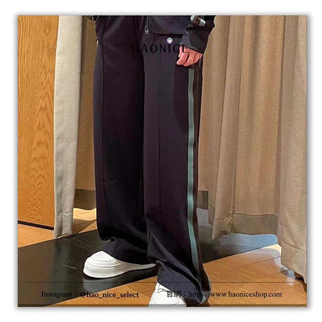 【HAO NICE】法國🇫🇷潮牌Ami paris 24FW 秋冬新款Ami Paris 側邊條紋設計 運動長褲 運動風🈵🈵