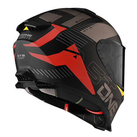 ASTONE GT6 平黑 YB02紅 彩繪 全罩式帽款