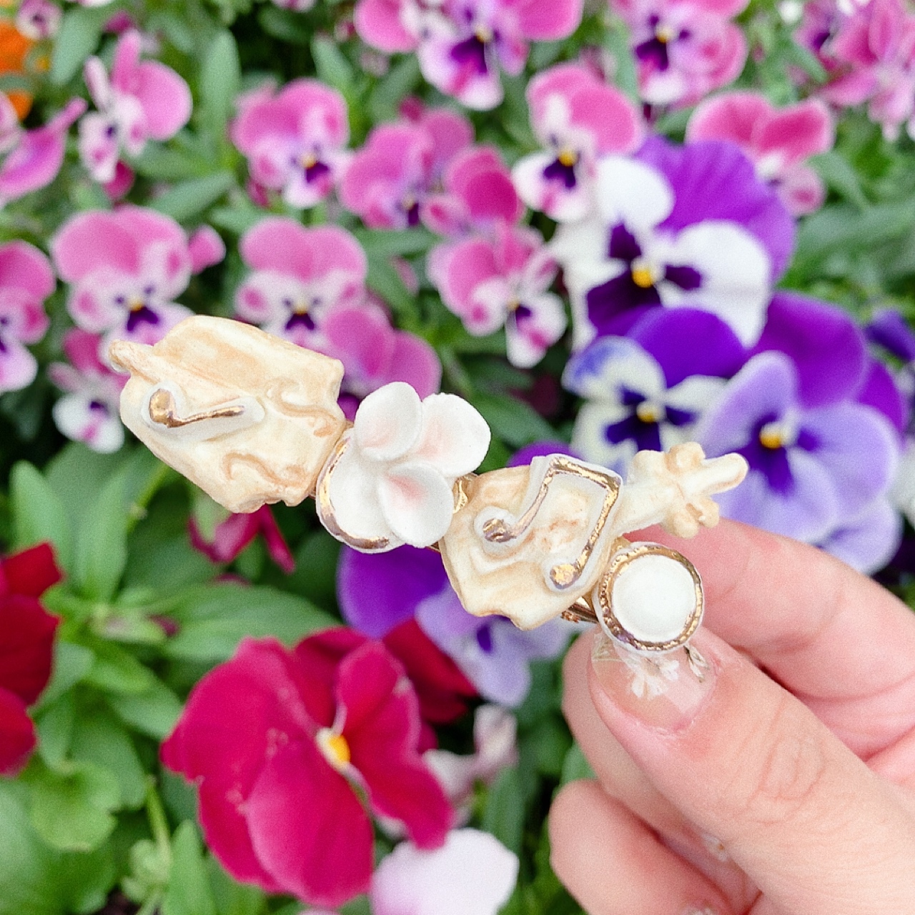 [手作家] 小提琴髮夾