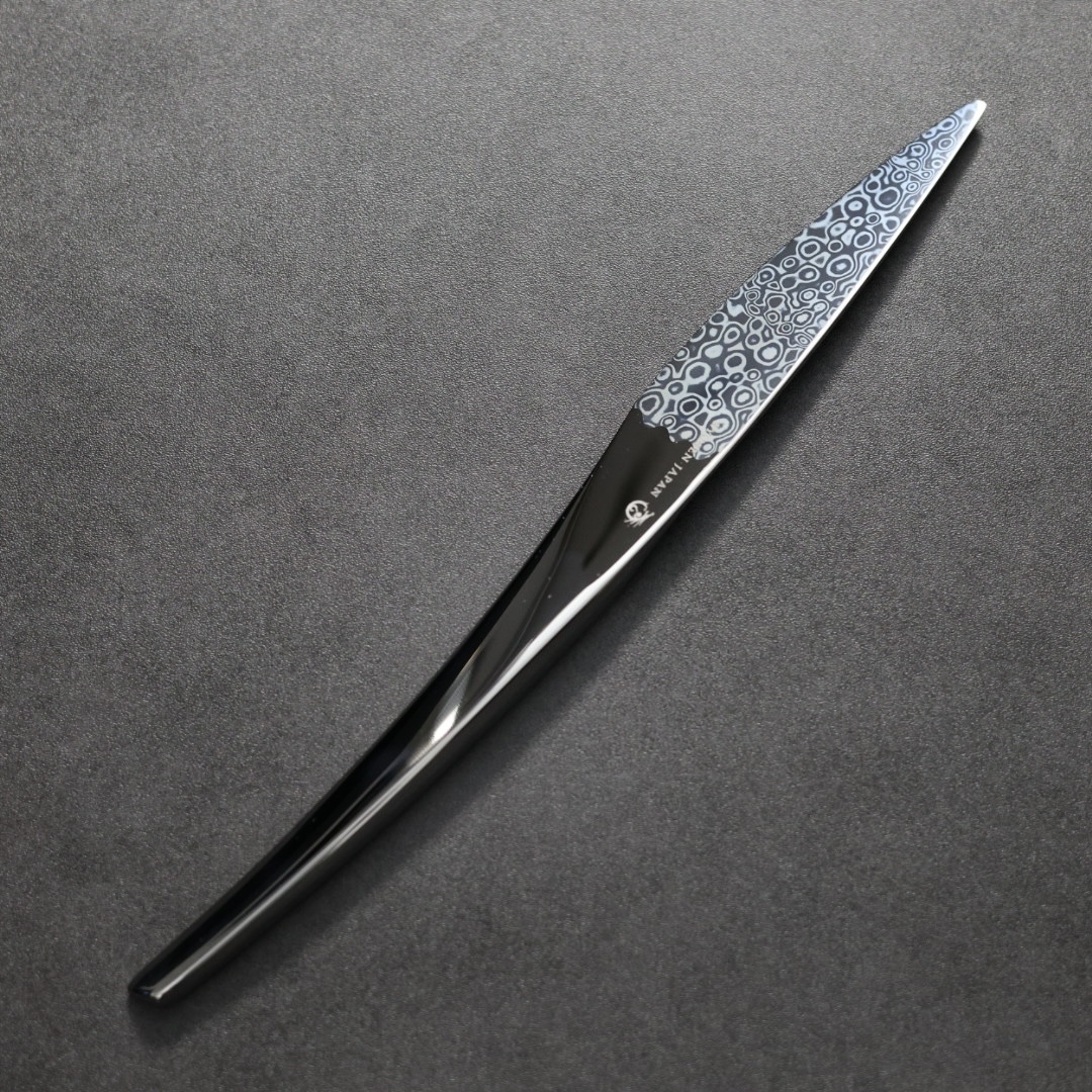 龍泉刃物 Asymmetry 牛排刀 VG10/VG2 70層大馬士革