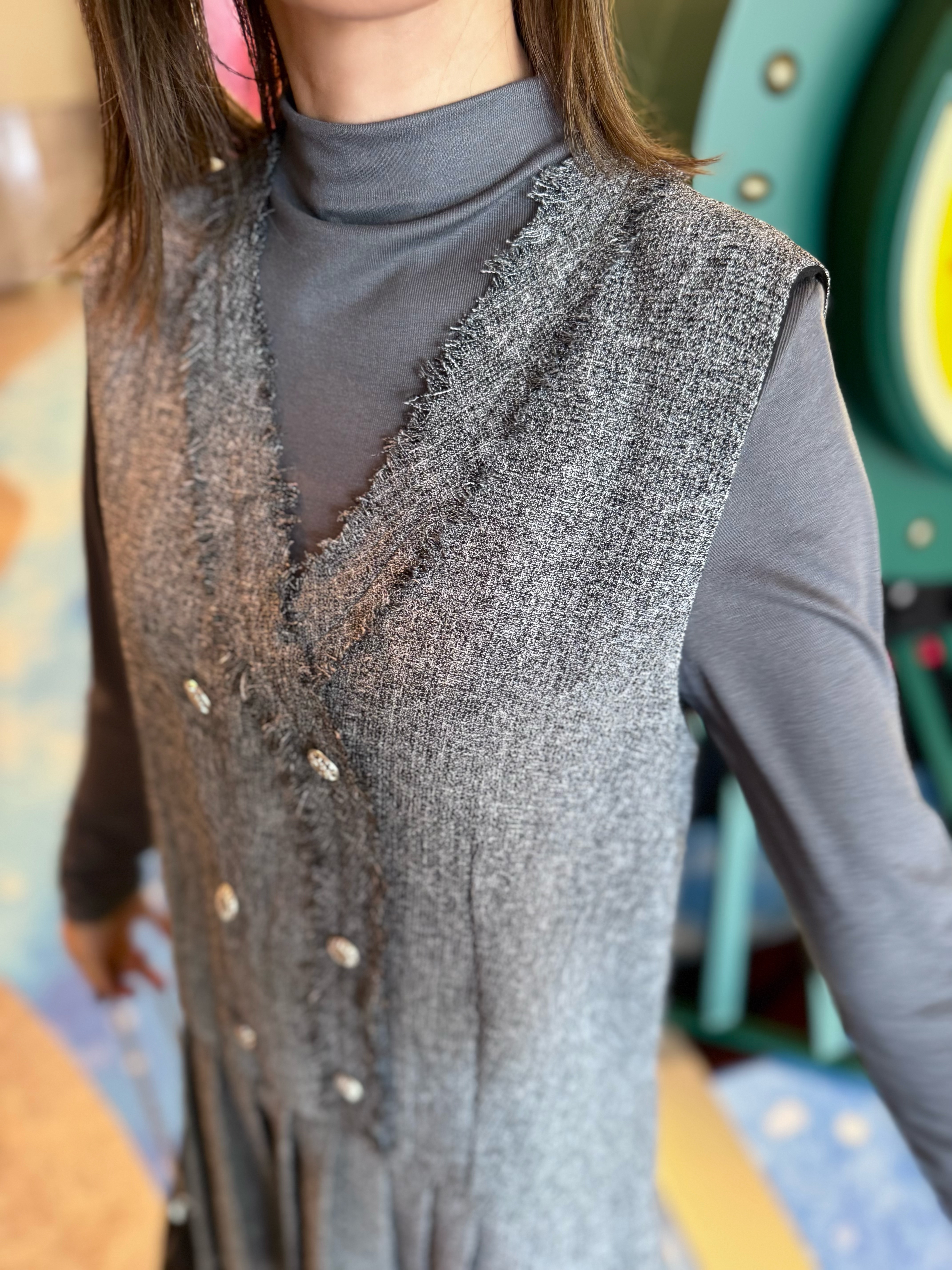 Turtleneck Viscose-Blend Stretch Top_TP2412L49