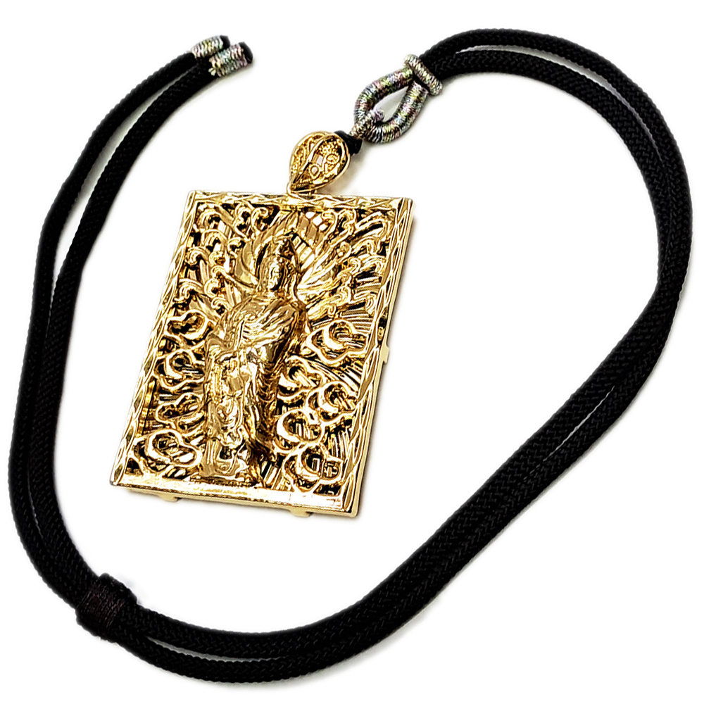 白衣觀音 {沙金}中國結項鍊【十方】154196