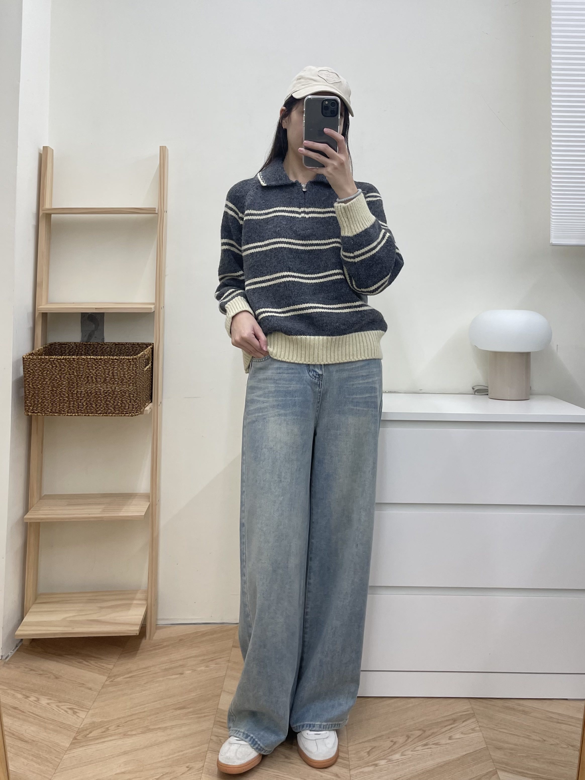 顯瘦落地牛仔褲(現貨S)