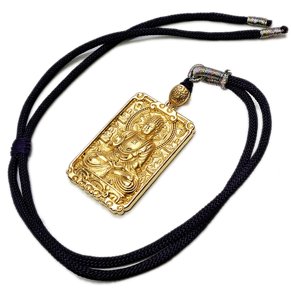 阿彌陀佛 {沙金}中國結項鍊【十方】154198