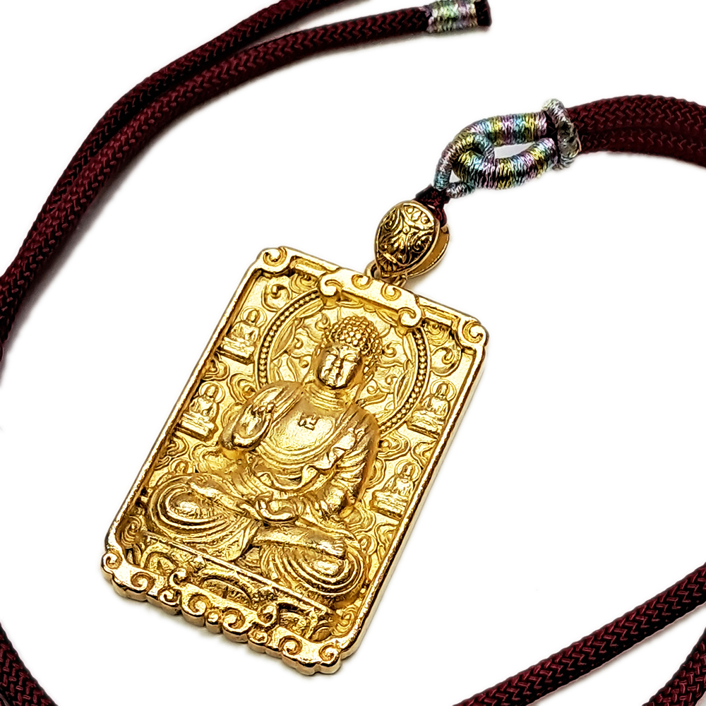 阿彌陀佛 {沙金}中國結項鍊【十方】154201