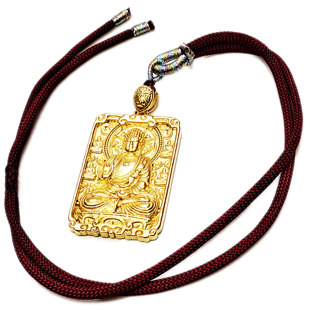 阿彌陀佛 {沙金}中國結項鍊【十方】154201