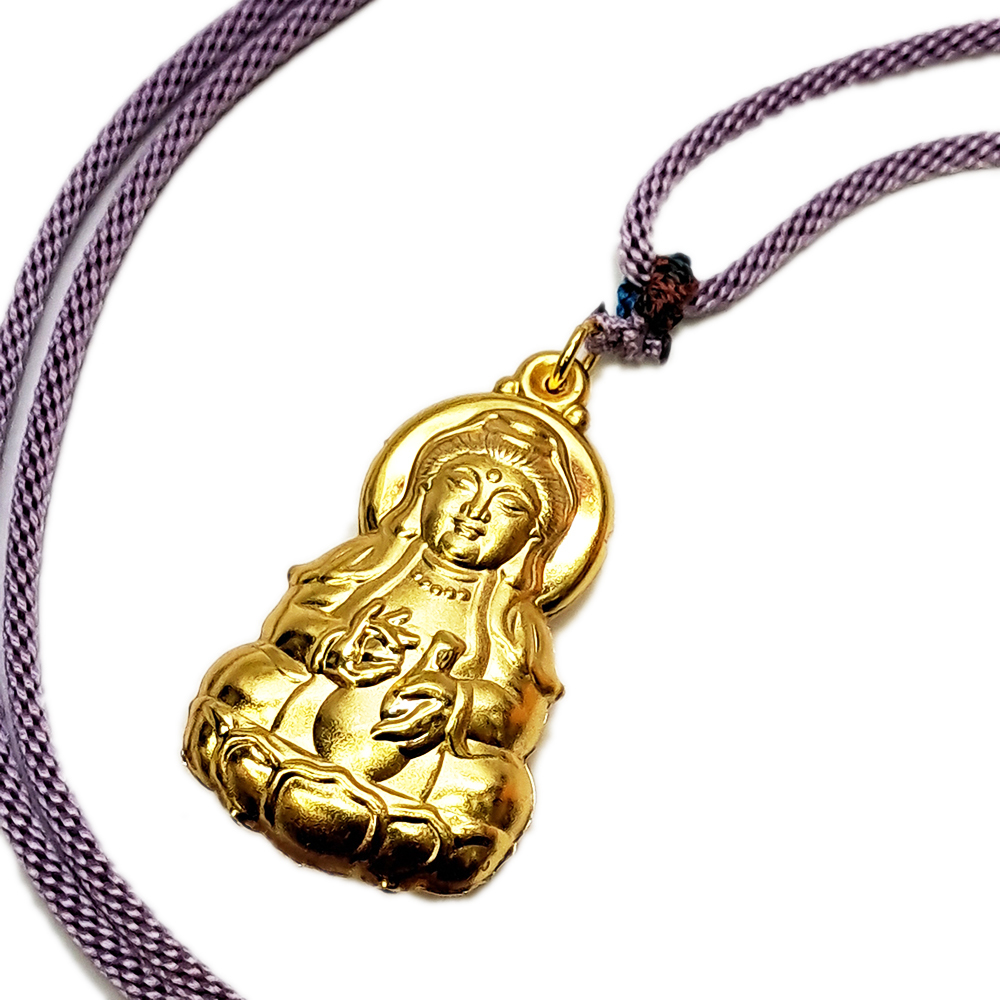 觀世音菩薩 {沙金}中國結項鍊【十方】154202