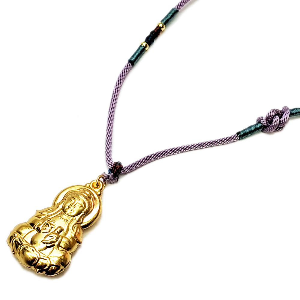 觀世音菩薩 {沙金}中國結項鍊【十方】154202