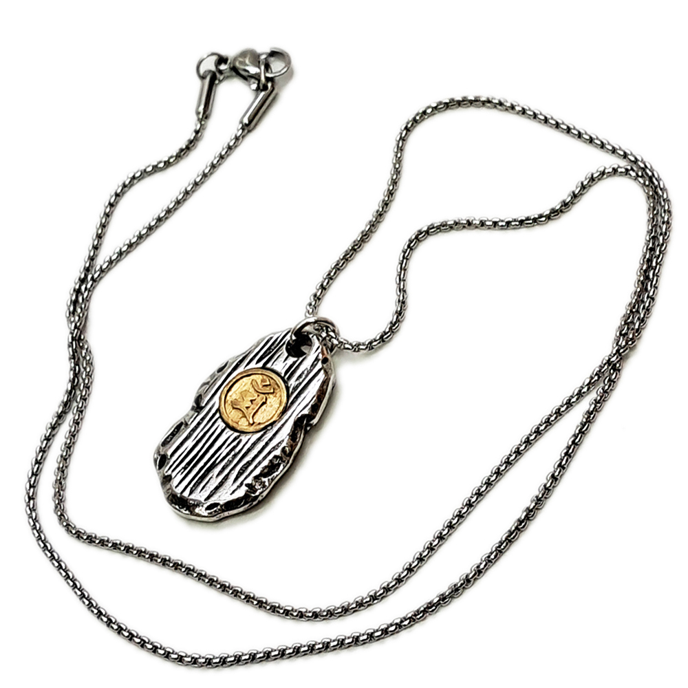 文殊菩薩{種子字}鈦鋼項鍊【十方】154211