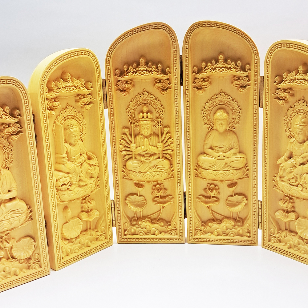 八大守護神{黃楊木}小佛堂【十方】154215