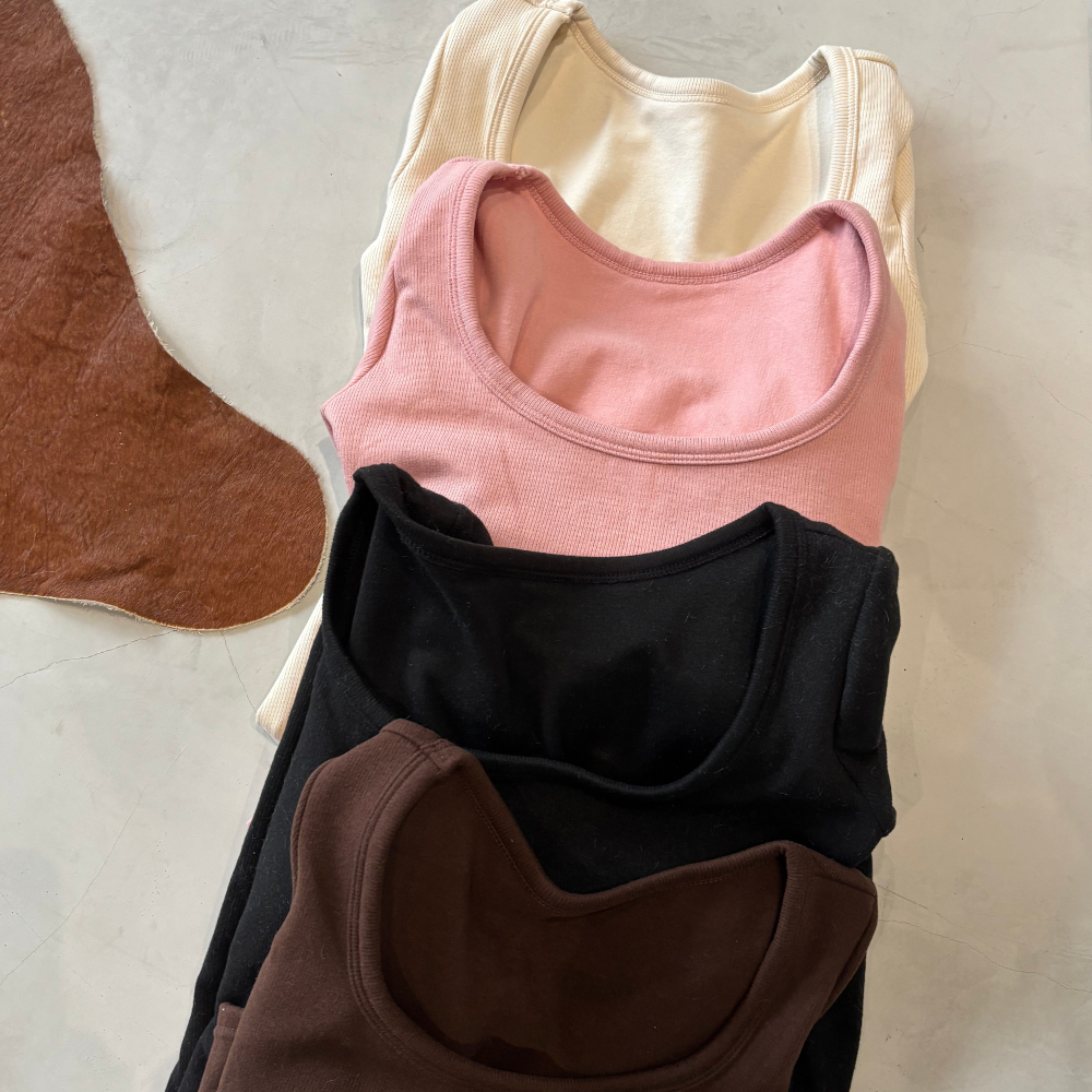 【內刷絨打底洋裝】DOMISS合身圓領長袖洋裝-4色 發熱衣 貼身洋裝 (現貨)