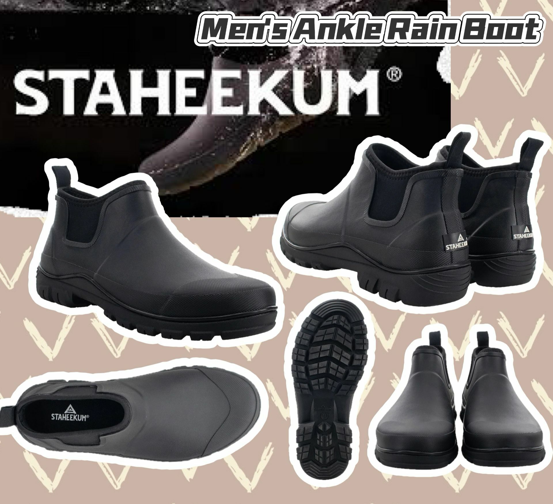 【預購】Staheekum Ankle G122408 男裝雨靴