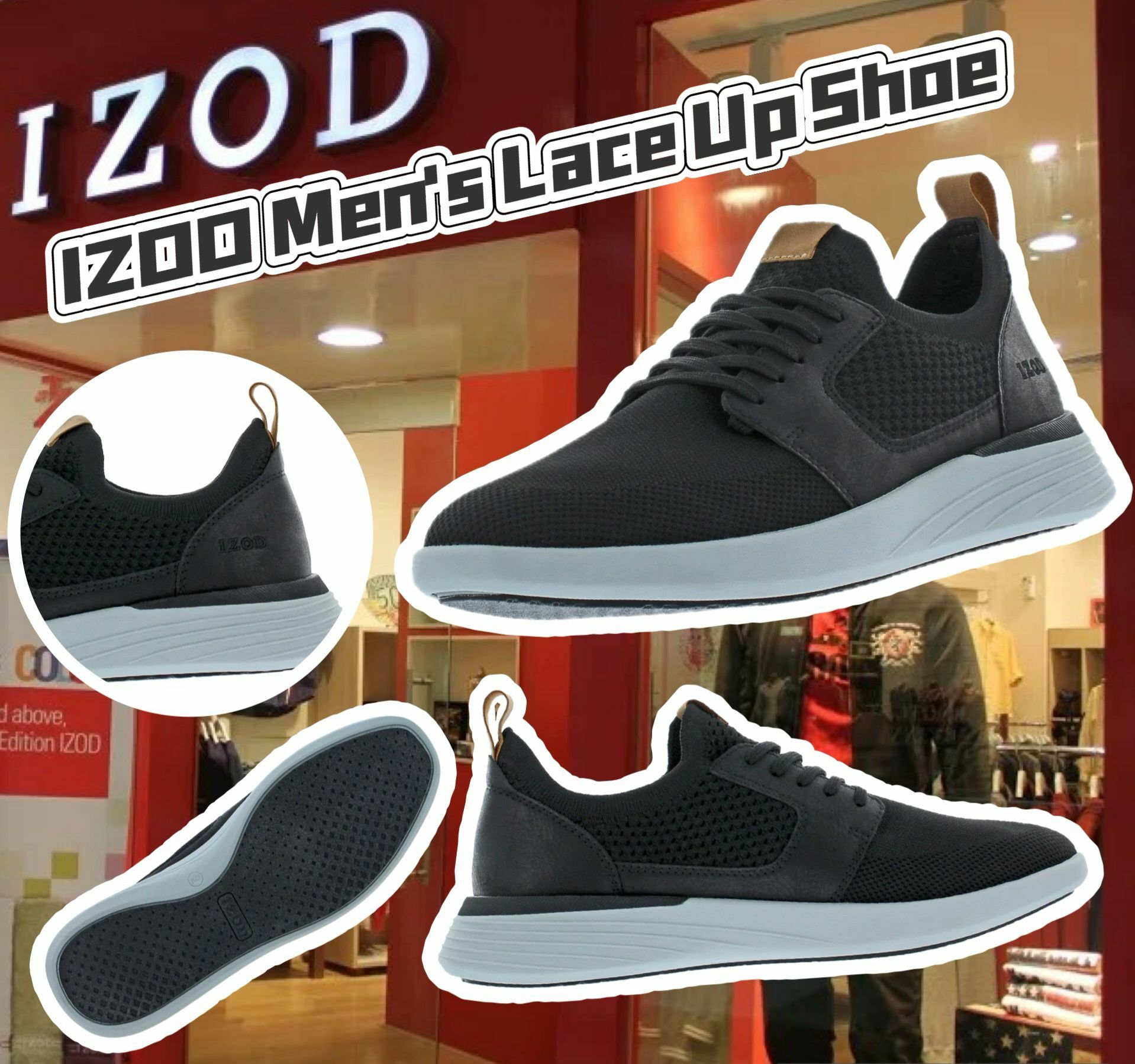 【預購】IZOD Lace Up G122410 男裝運動鞋