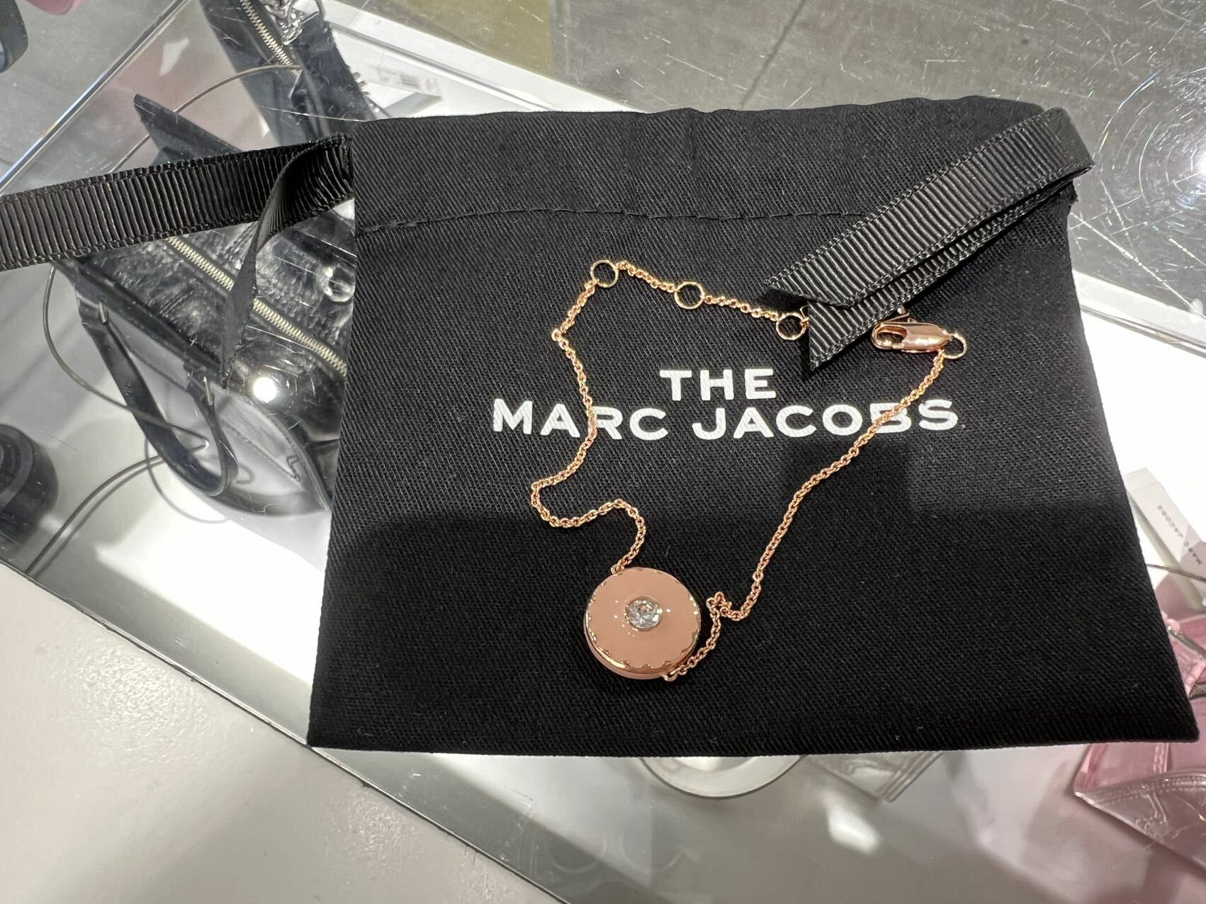 【預購】MARC JACOBS G122427 玫瑰金手鏈