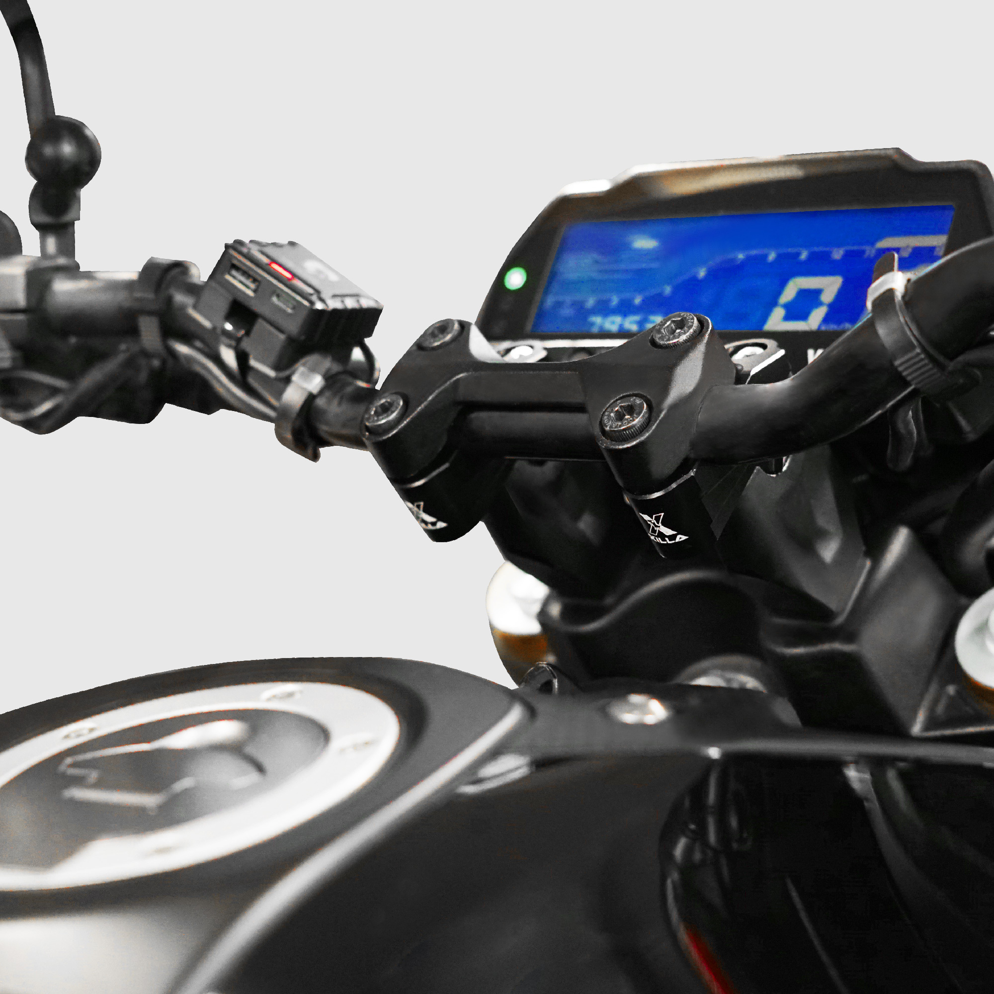 YAMAHA MT-15｜鋁合金握把增高後移座