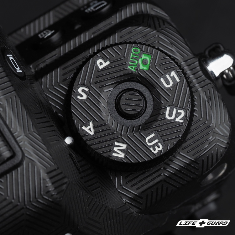 LIFE+GUARD Nikon Z6III Z63 相機貼膜按鍵特寫展示圖