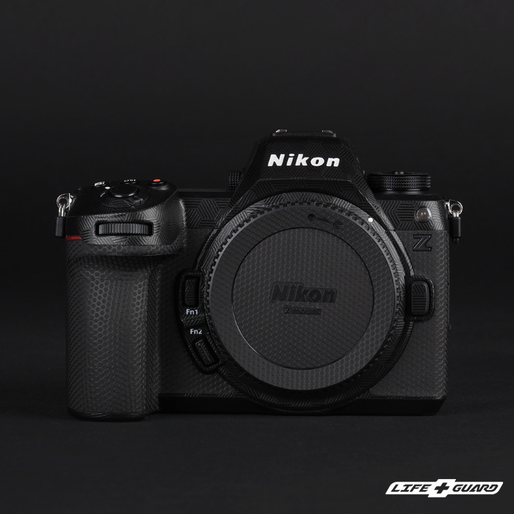 Nikon Z6III Z63  貼膜細節圖，LIFE+GUARD 專機專屬設計開版