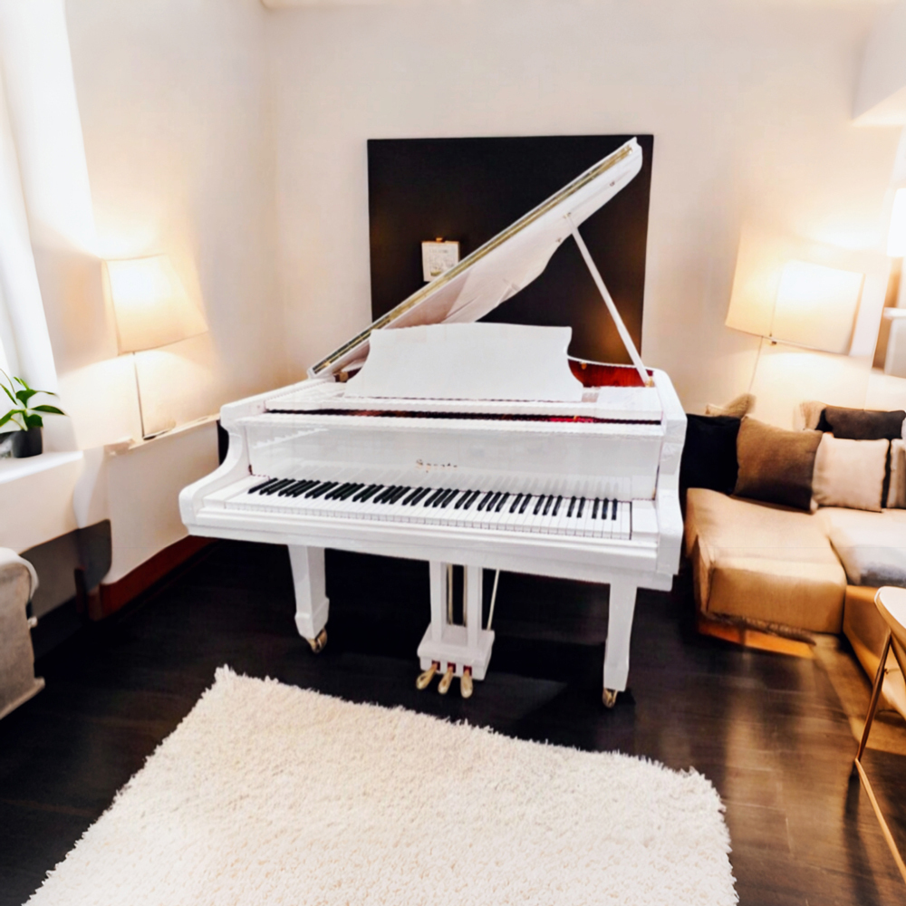 全新德國品牌 SPRATE 平台演奏鋼琴 WH173 夢幻白色 2號琴 內建緩降琴蓋 進階款 音樂系最愛