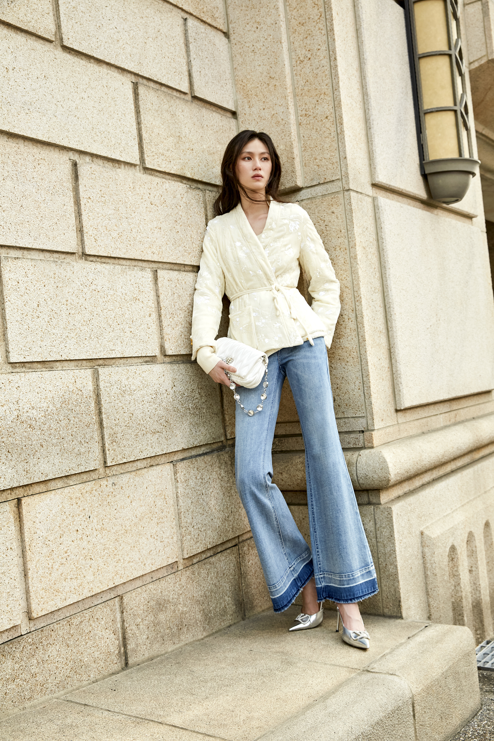 BD15156D1 新中式綁帶外套 (附綁帶)