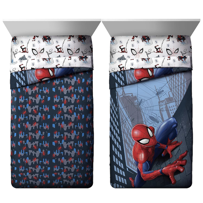 美國 SpiderMan 5 件裝床上套裝 (雙人床)