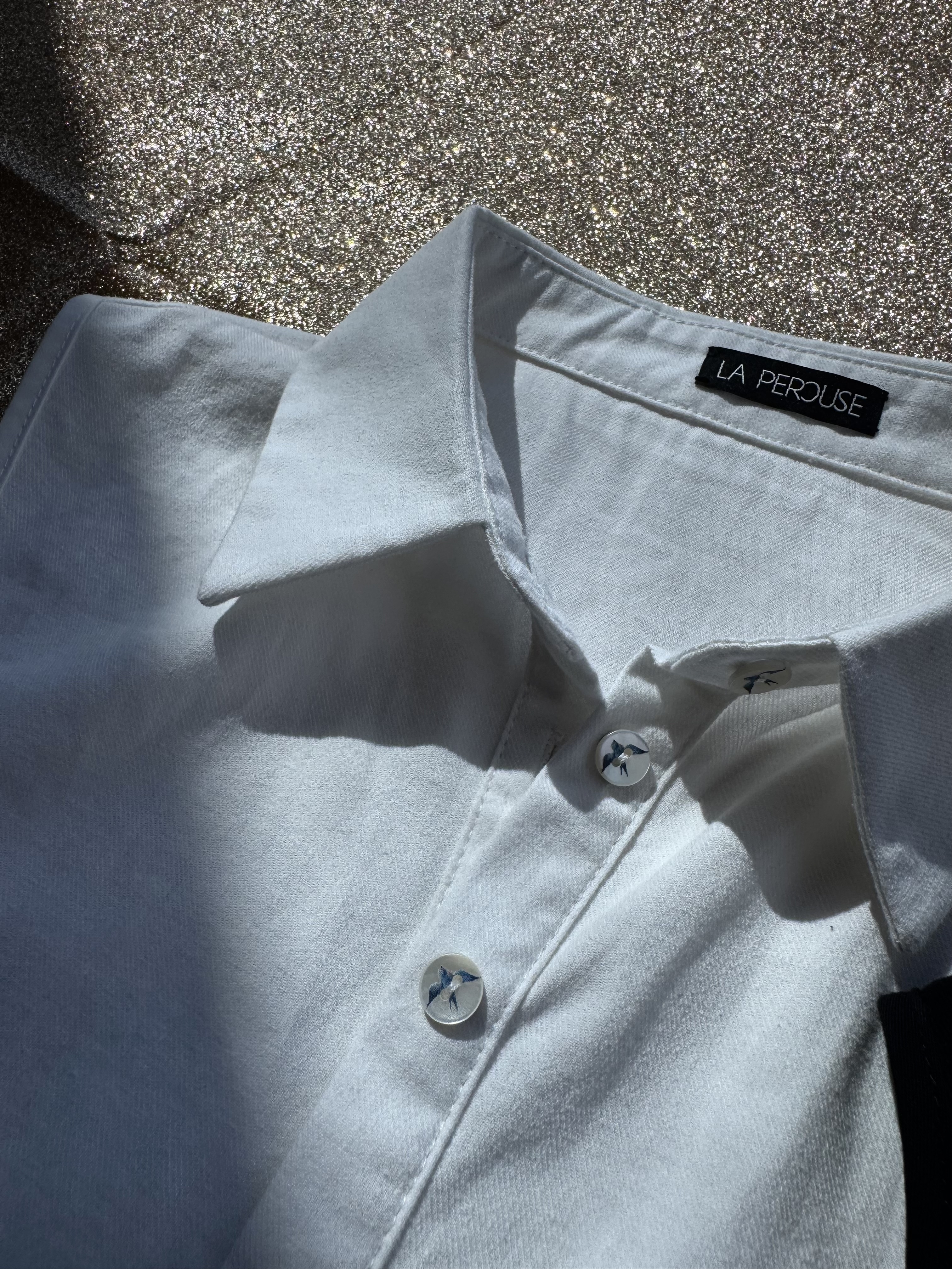 V-Neck Cashmere-Blend Jumper (with Shirt Collar)_KN2412L60