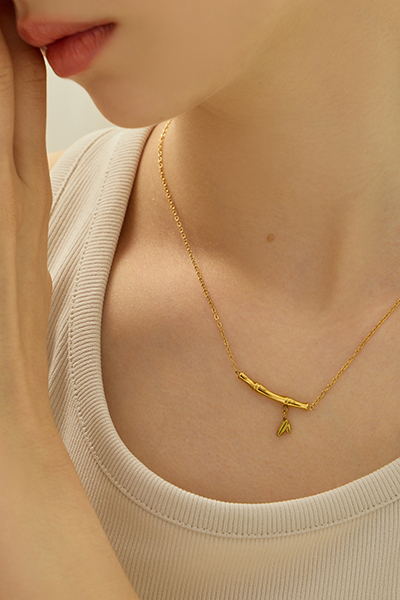 百搭清新小竹節項鍊