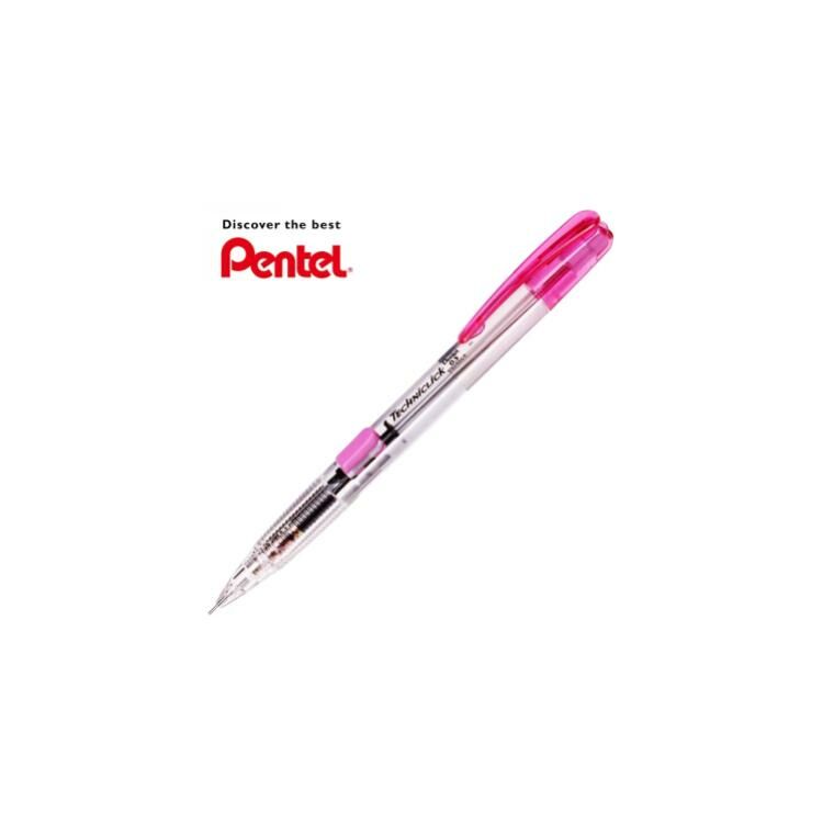 飛龍 PD105TP 側壓自動筆 粉紅桿