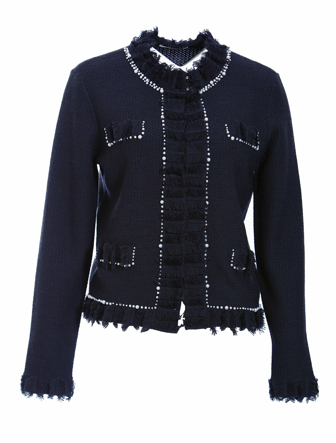 BD15228D1 午夜蘭浣熊絨小香外套