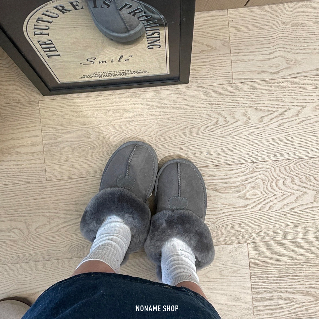 STELLA WEISZ 羊毛 保暖 增高 毛毛 懶人鞋 拖鞋 三色 (女款)