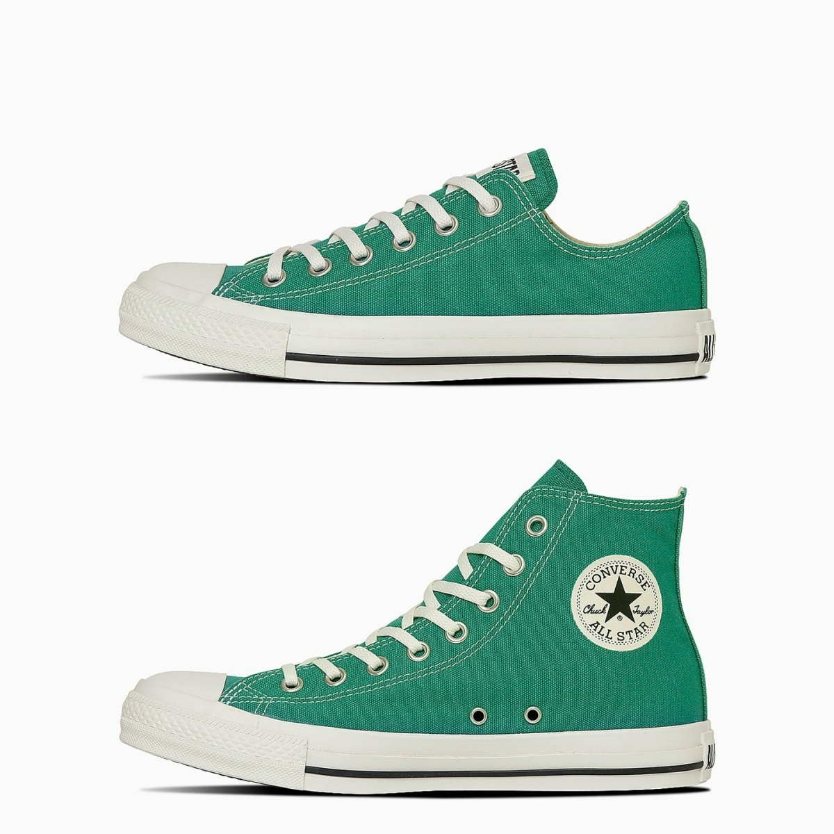 限時特價預購┃CONVERSE ALL STAR WASHEDCANVAS HI 水洗 綠色 低筒 高筒