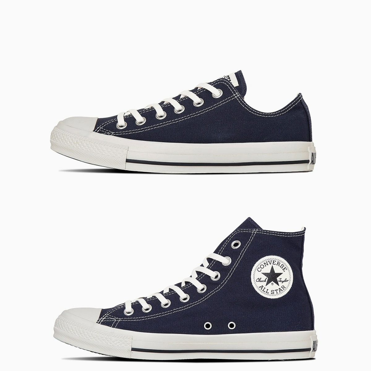 限時特價預購┃CONVERSE ALL STAR WASHEDCANVAS HI 水洗 深藍色 低筒 高筒