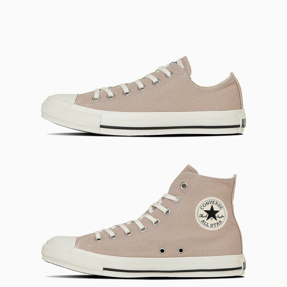 限時特價預購┃CONVERSE ALL STAR WASHEDCANVAS HI 水洗 奶茶色 低筒 高筒