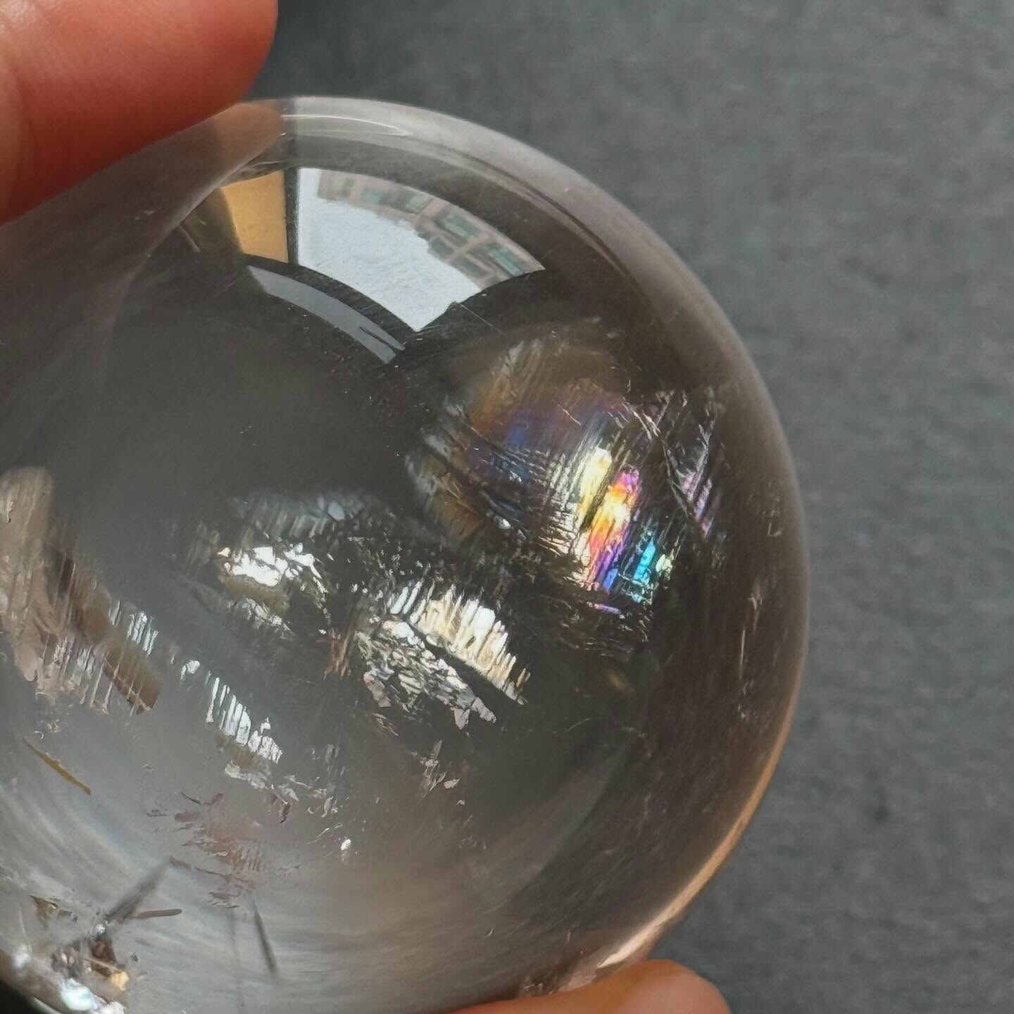 [原石] 白水晶球 約 43mm