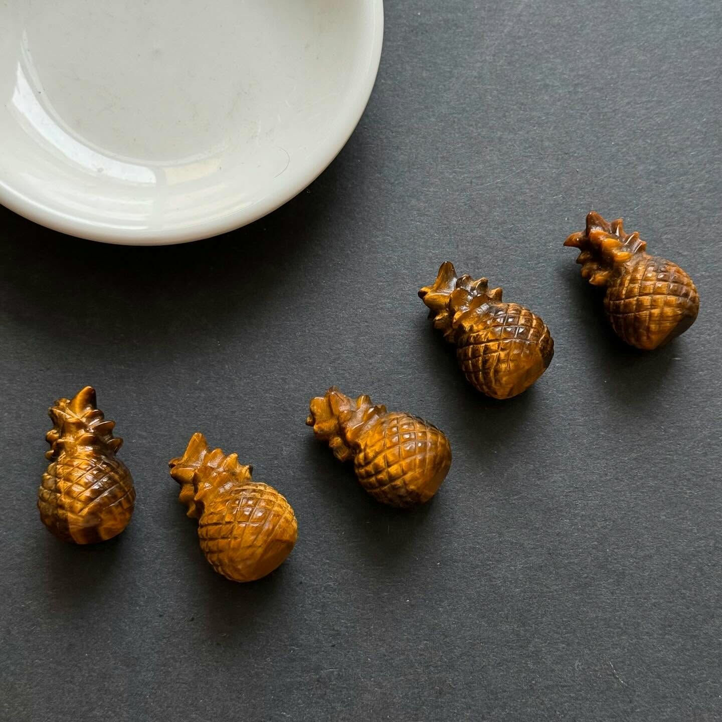 [原石] 黃虎眼石 鳳梨